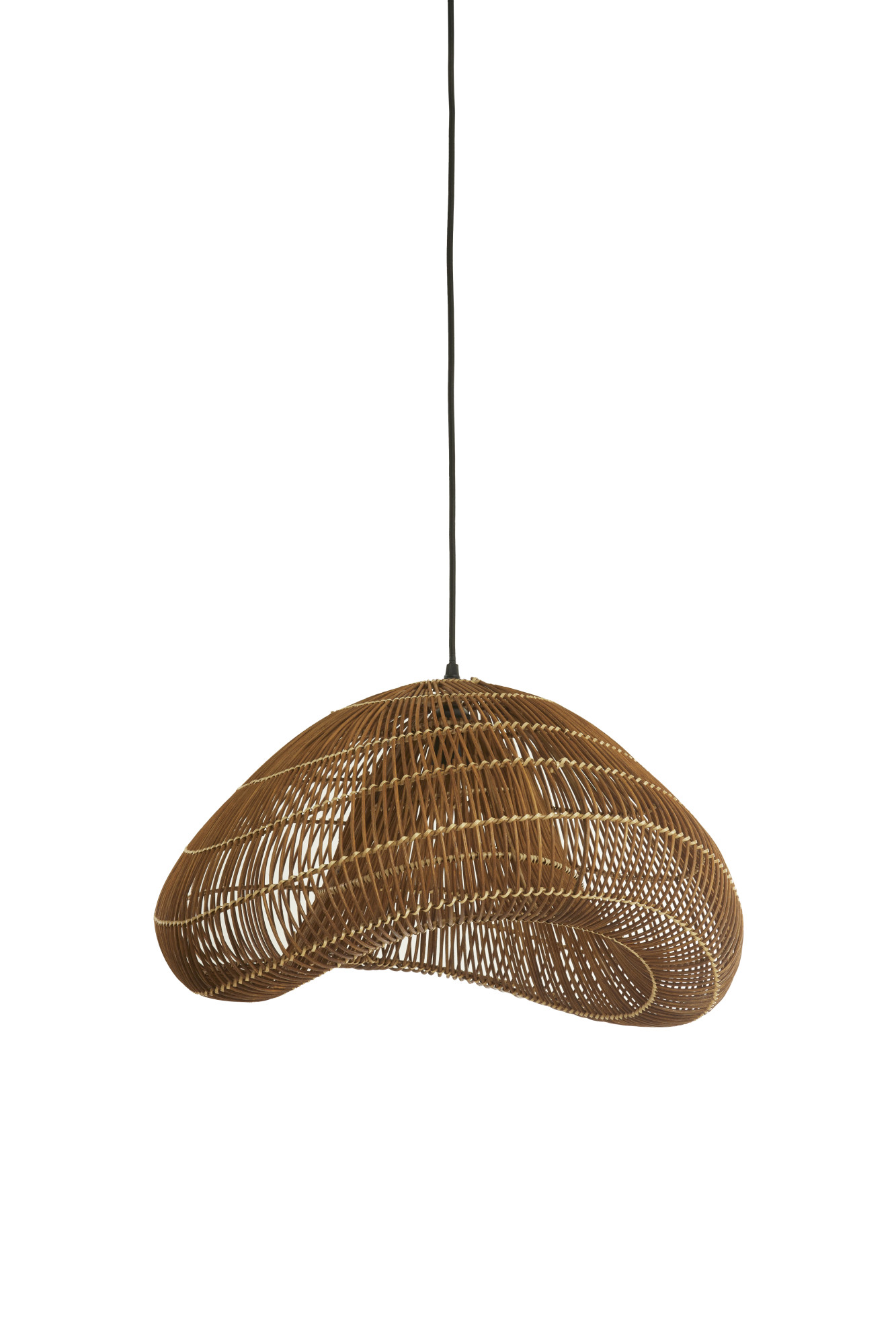Light & Living - Hanglamp JANZUR - 54x52.5x30.5 cm - Bruin