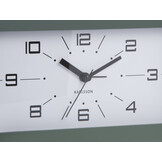 Karlsson - Wekker Lujo Rectangle - Jungle green & ochre yellow