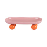 Present Time - Dienblad Double Funky Oval - Bright orange & soft pink