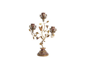 Light & Living - Kandelaar SORYN - 29.5x12.5x44 cm - Rood