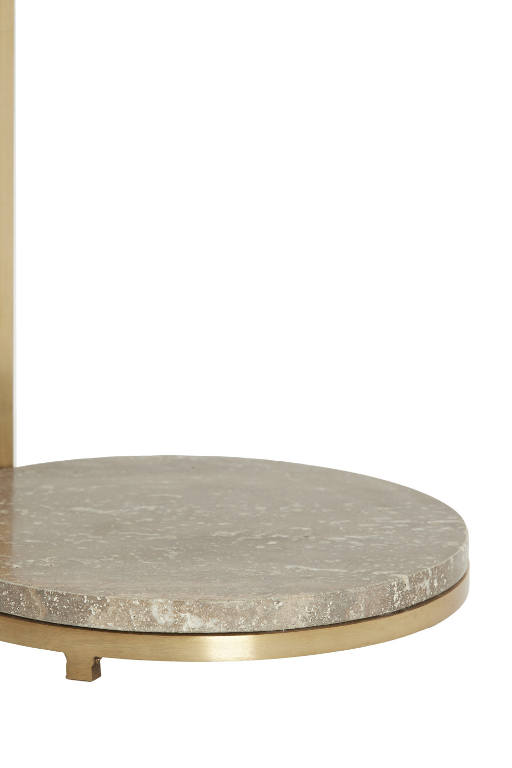 Light & Living - Bijzettafel LEDA - Ø26x76 cm - Bruin