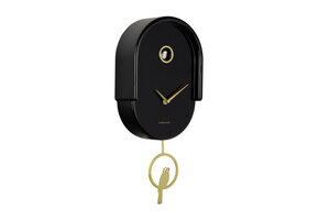 Karlsson - Wandklok Tweet - Zwart