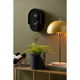 Karlsson - Wandklok Tweet - Zwart