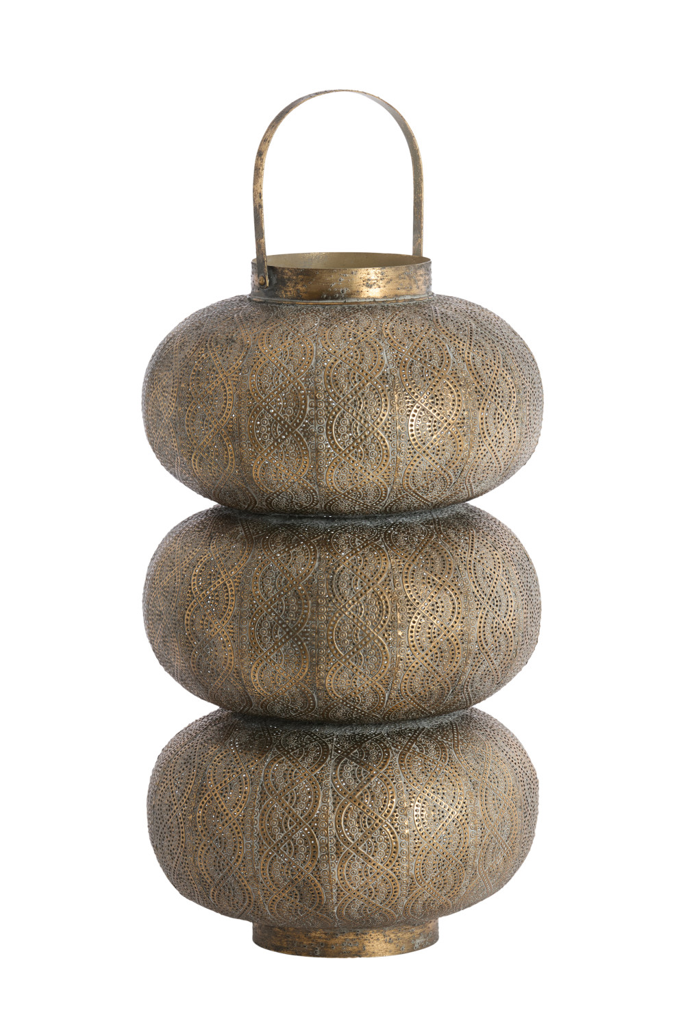 Light & Living - Windlicht KAITO - Ø32x55.5 cm - Bruin