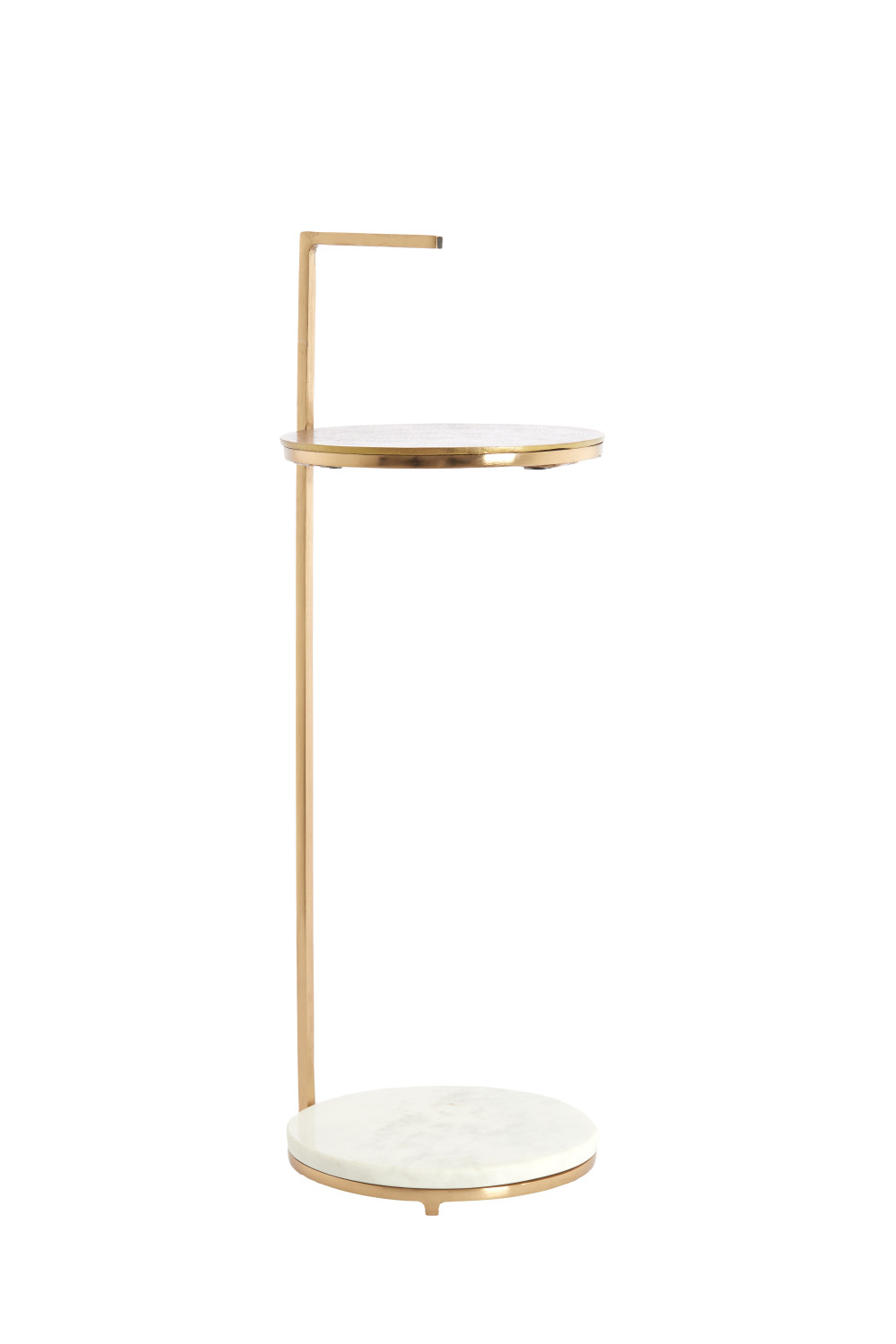 Light & Living - Bijzettafel LEDA - Ø26x76 cm - Wit