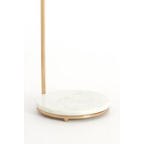 Light & Living - Bijzettafel LEDA - Ø26x76 cm - Wit