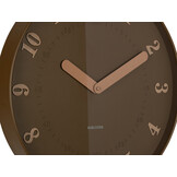 Karlsson - Wandklok Amena - Mocha brown- Ø40cm