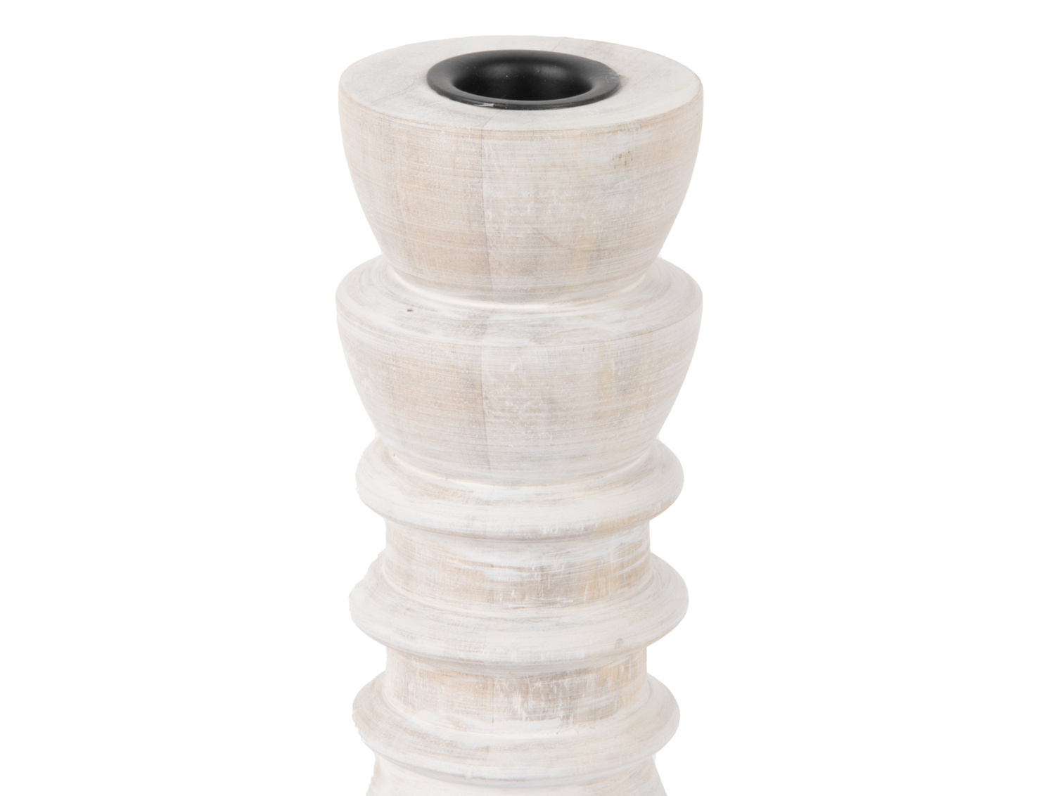 Present Time - Kandelaar Modelar Small - White wash