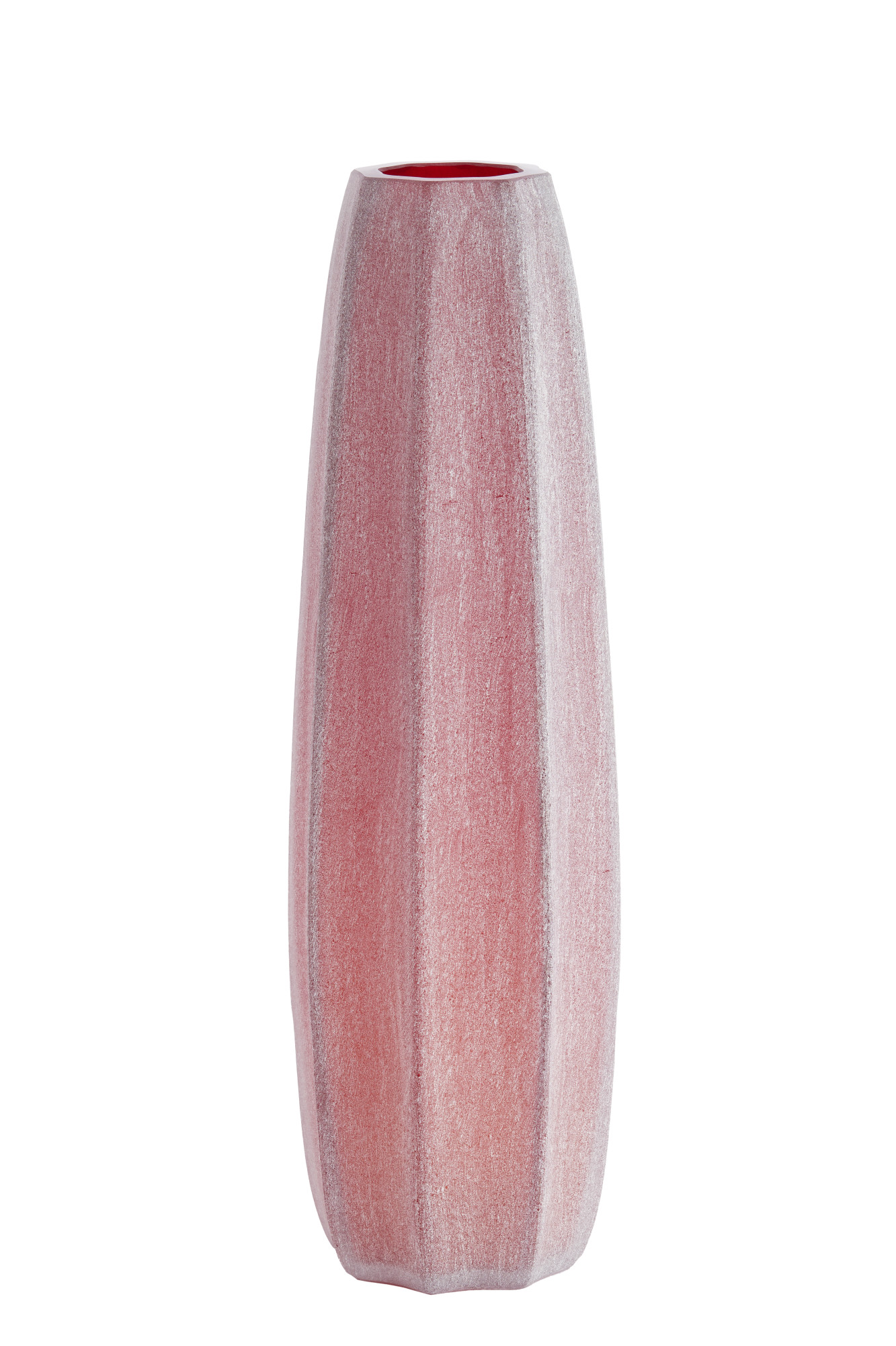 Light & Living - Vaas BRADLEY - Ø17x60 cm - Rood