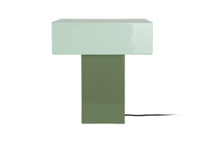 Leitmotiv - Tafellamp Grato Recto - Jungle green & grayed jade