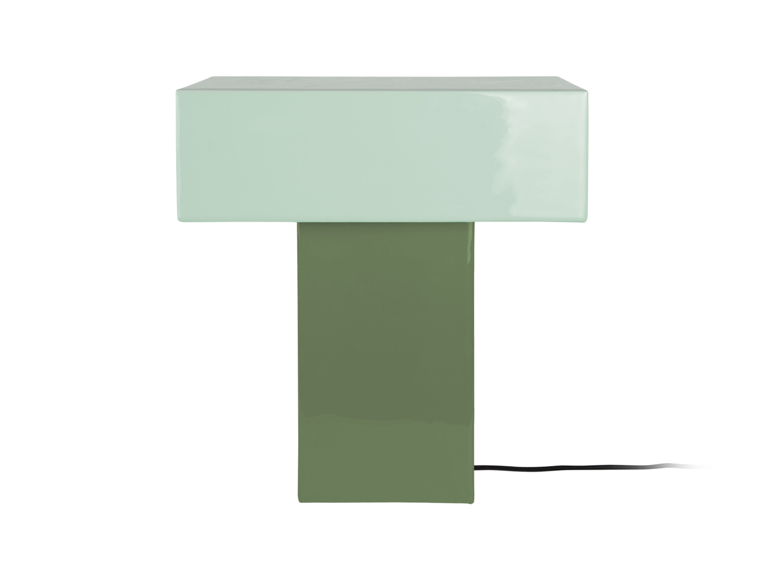 Leitmotiv - Tafellamp Grato Recto - Jungle green & grayed jade