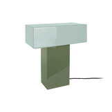 Leitmotiv - Tafellamp Grato Recto - Jungle green & grayed jade