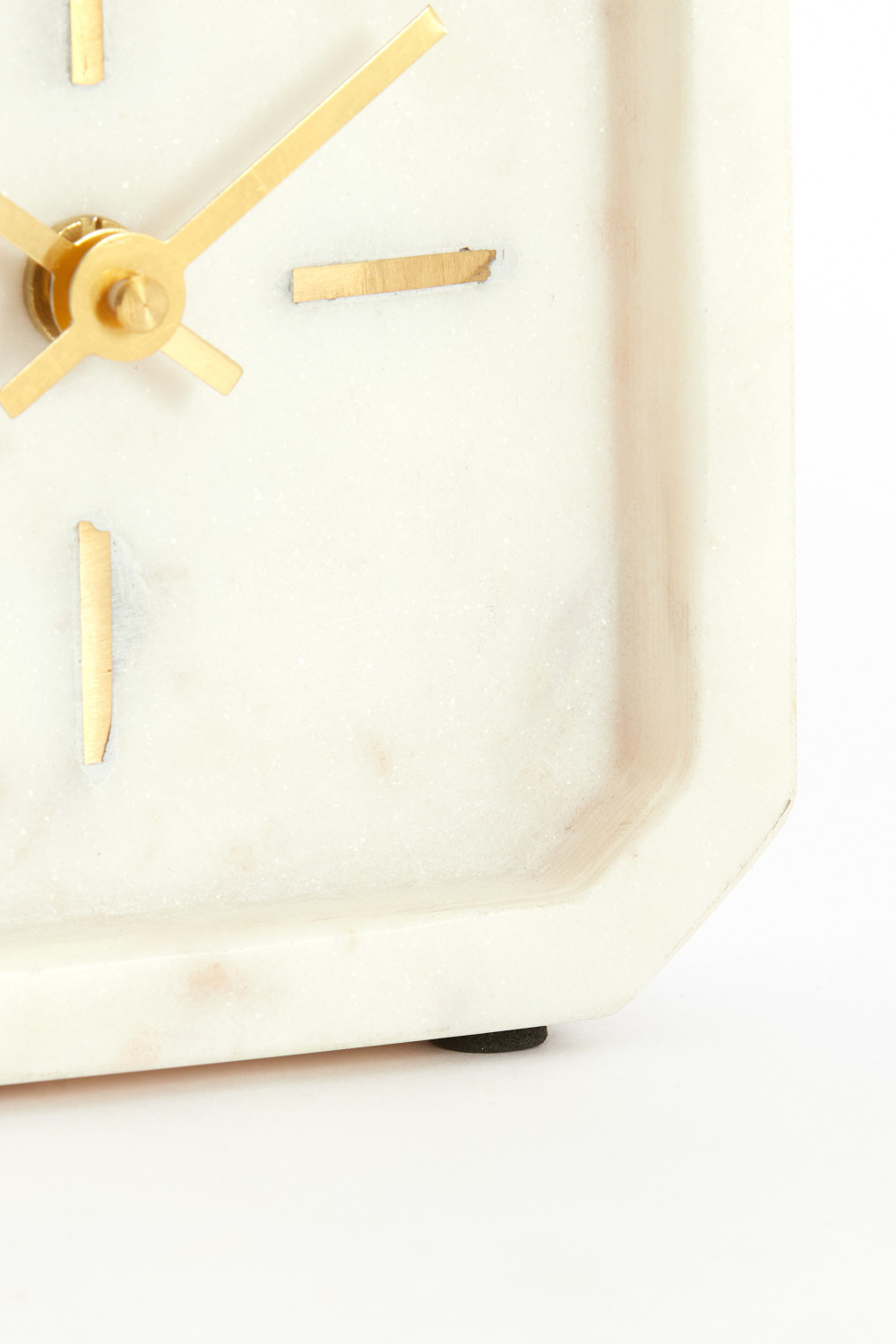 Light & Living - Klok PABLIA - 13x4x13 cm - Wit