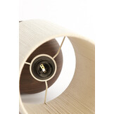 Light & Living - Tafellamp DANIALO - Ø22x50.5 cm - Bruin