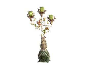 Light & Living - Kandelaar MYRIN - 27x15.5x50 cm - Groen