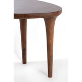 Light & Living - Bijzettafel ZULIO - Ø48x50 cm - Bruin