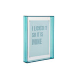 Present Time - Photo Frame Gayo Large Acrylic - Turquoise blue