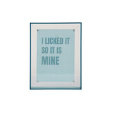 Present Time - Photo Frame Gayo Large Acrylic - Turquoise blue