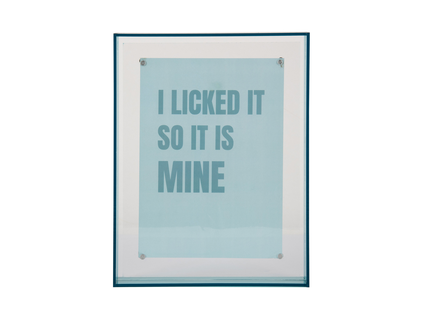Present Time - Photo Frame Gayo Large Acrylic - Turquoise blue