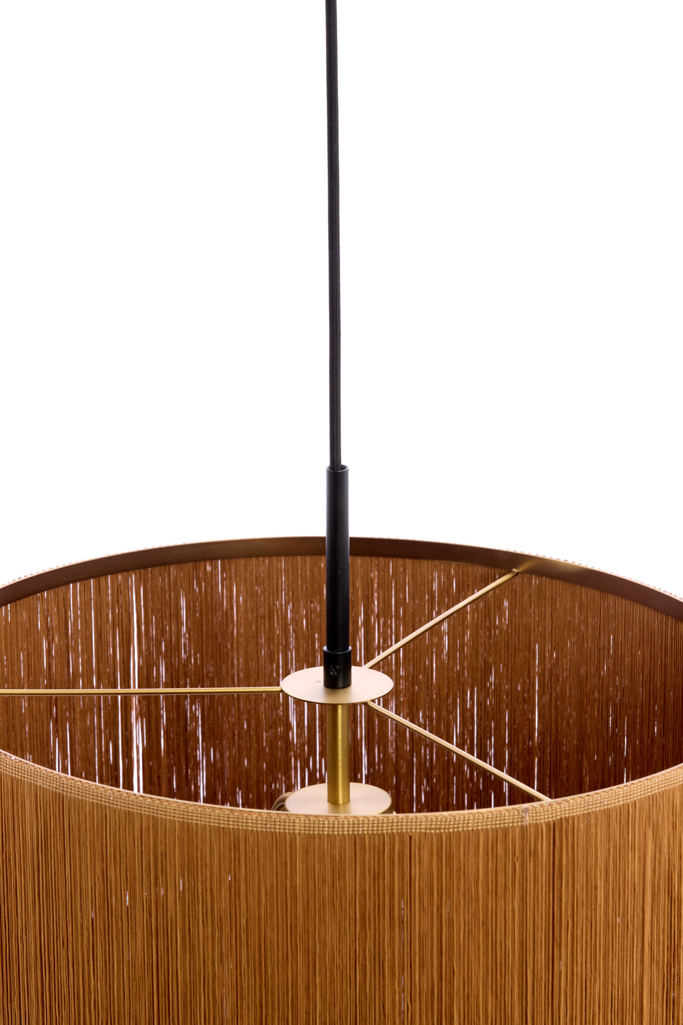 Light & Living - Hanglamp MALAIKA - Ø45x50 cm - Bruin
