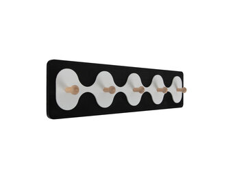 Present Time - Coatrack Rizar Medium - Zwart & Wit
