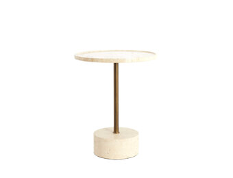 Light & Living - Bijzettafel CIVITA - Ø41x53 cm - Bruin