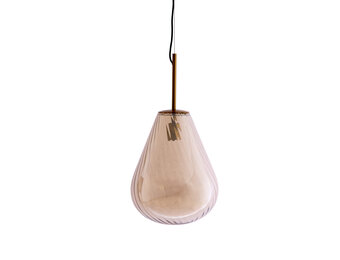 Light & Living - Hanglamp LEONA - Ø33x43 cm - Brons