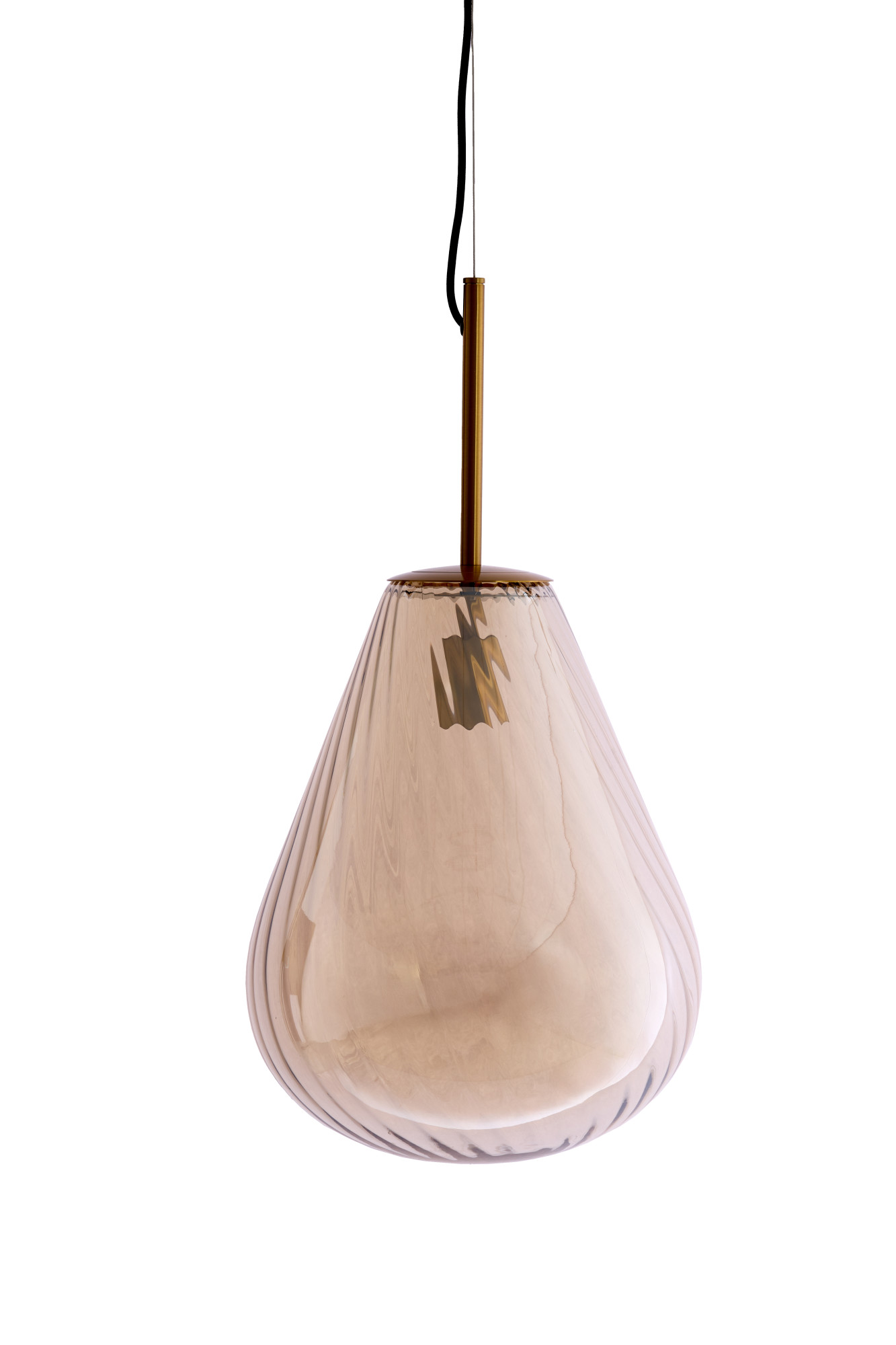Light & Living - Hanglamp LEONA - Ø33x43 cm - Brons