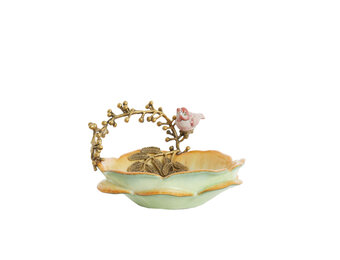 Light & Living - Schaal BIRD - 26.5x20x14 cm - Oranje