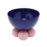 Present Time - Schaal Double Funky Medium - Cobalt blue & soft pink