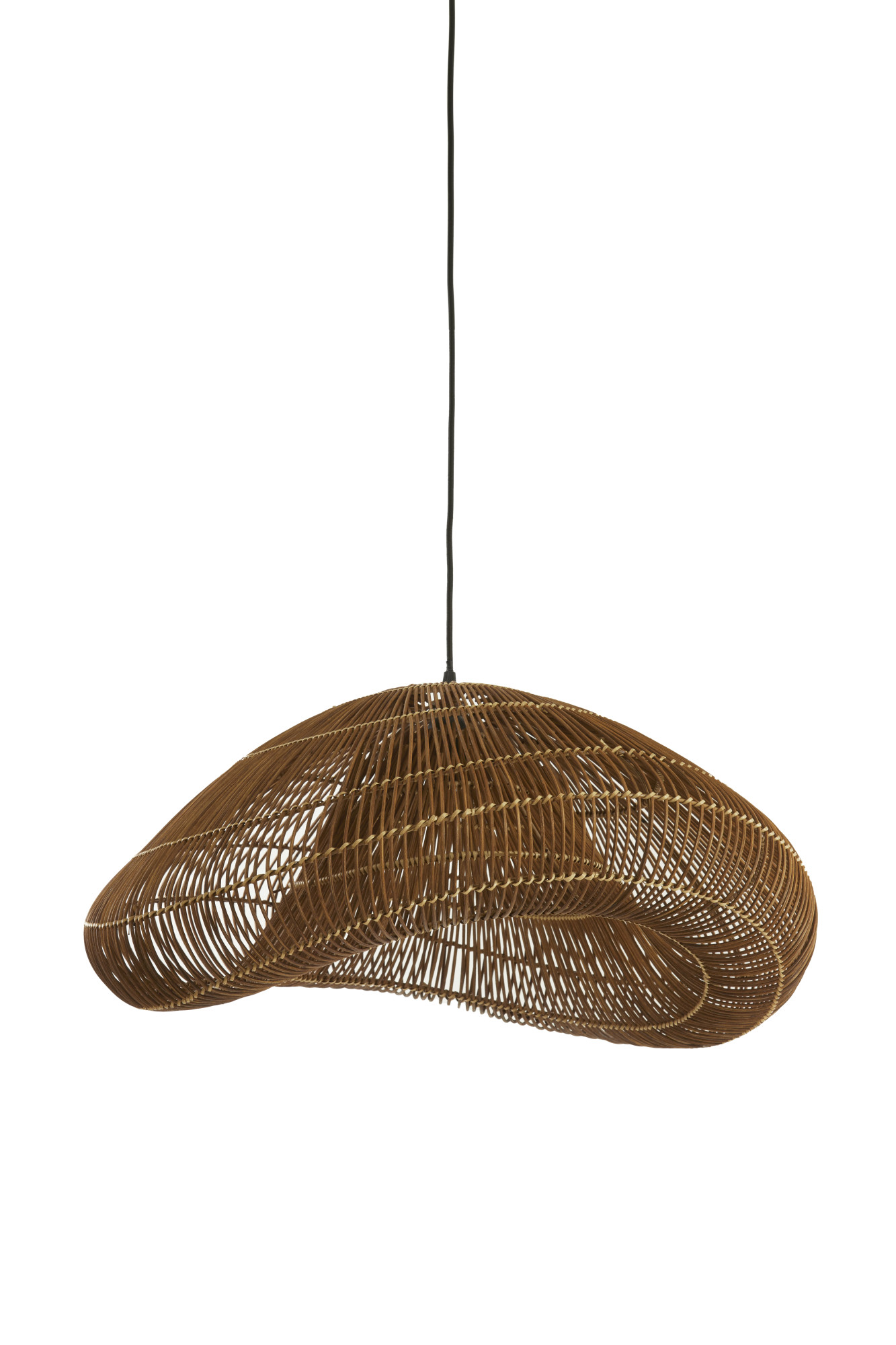 Light & Living - Hanglamp JANZUR - 65x64x30.5 cm - Bruin