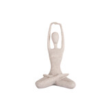 Present Time - Beeld Stretched Lotus - Lichtgrijze