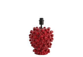 Light & Living - Lampvoet BERRIES - 25.5x25x27 cm - Rood