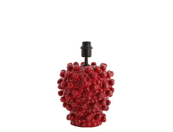 Light & Living - Lampvoet BERRIES - 25.5x25x27 cm - Rood