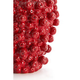 Light & Living - Lampvoet BERRIES - 25.5x25x27 cm - Rood
