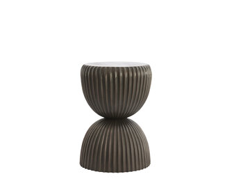 Light & Living - Bijzettafel MIZURINA - Ø39x49 cm - Brons