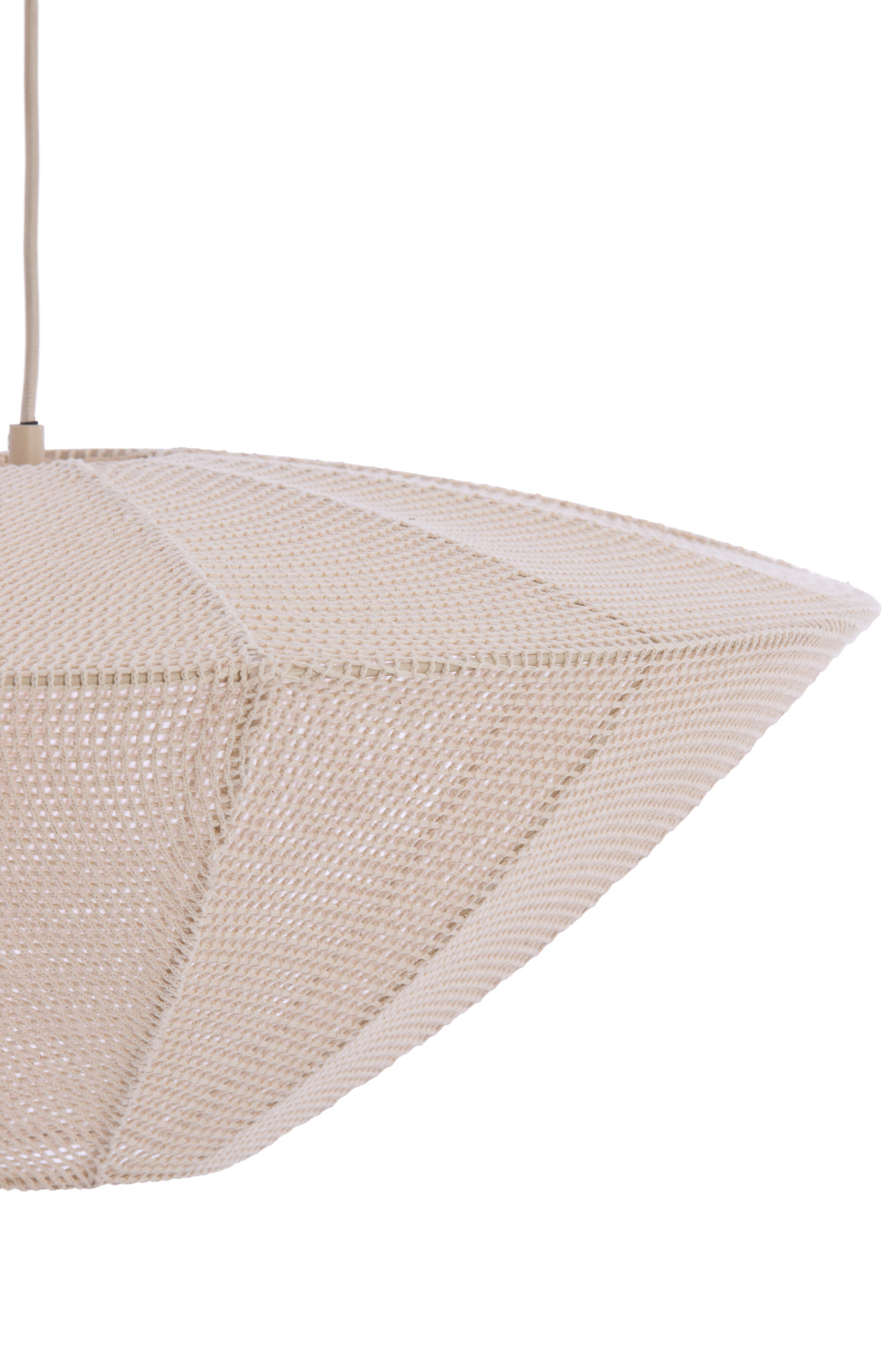 Light & Living - Hanglamp SATILLA - Ø50x23 cm - Wit