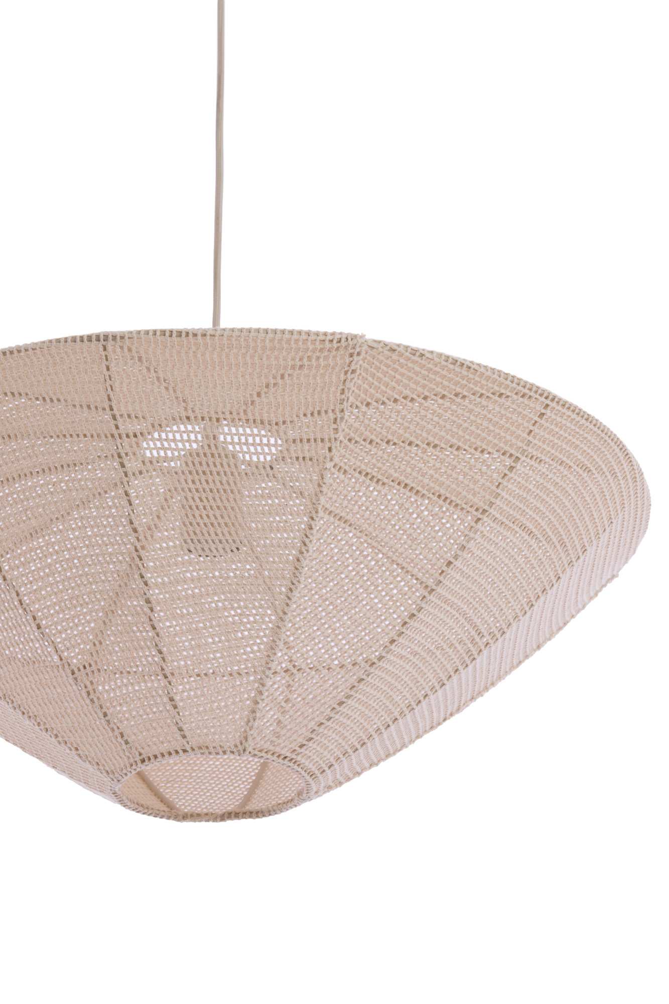 Light & Living - Hanglamp SATILLA - Ø50x23 cm - Wit