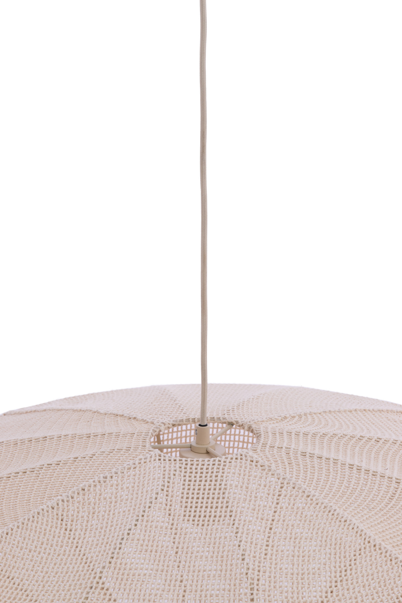 Light & Living - Hanglamp SATILLA - Ø50x23 cm - Wit