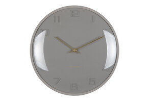 Karlsson - Wandklok Fuerte Dome - Clay grey- Ø30,5cm