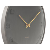 Karlsson - Wandklok Fuerte Dome - Clay grey- Ø30,5cm