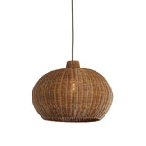Light & Living - Hanglamp MELZOR - Ø55x40.5 cm - Bruin