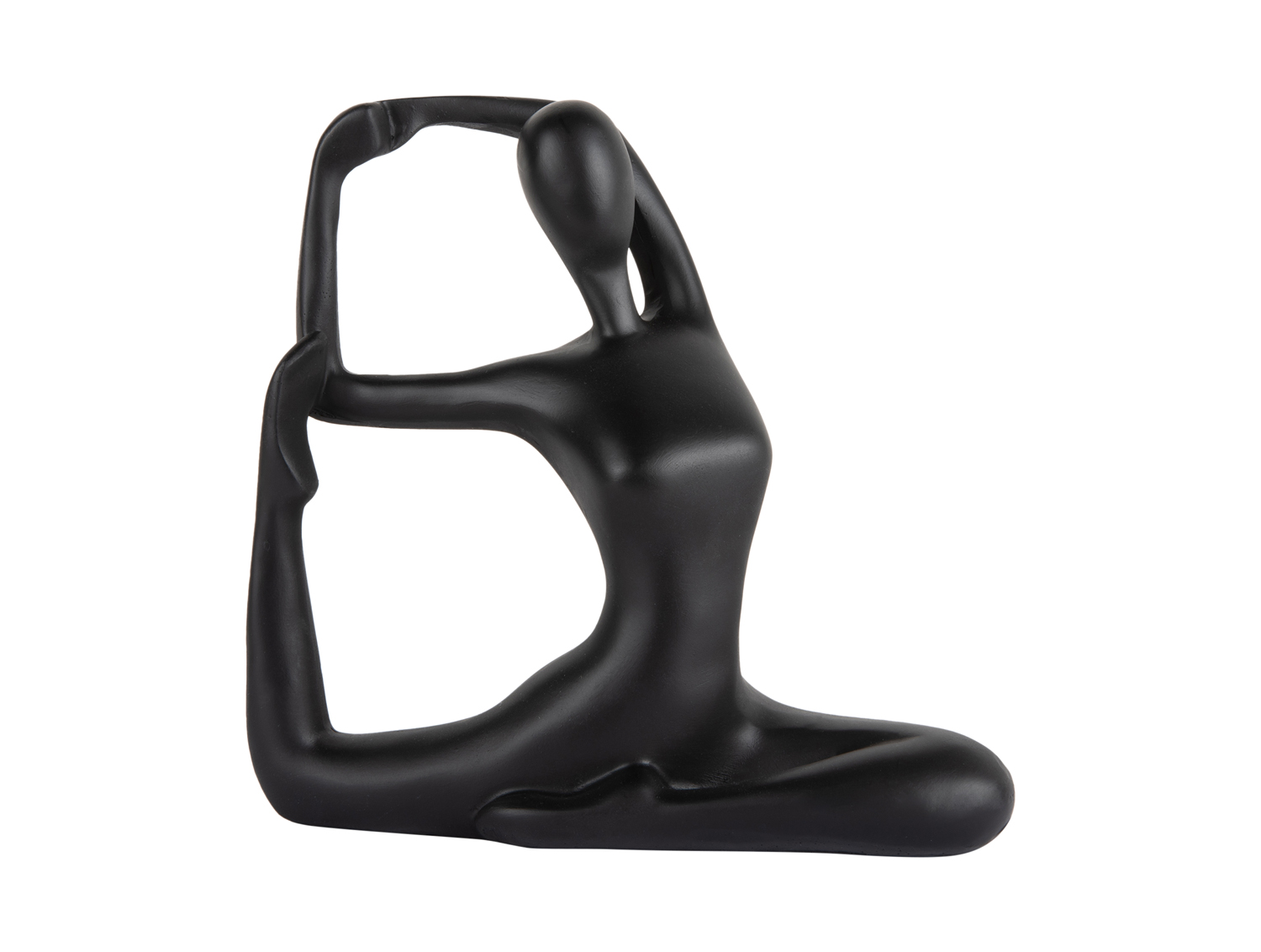 Present Time - Beeld Yoga Bow - Zwart