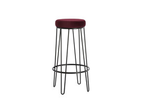 Light & Living - Barkruk ALICE - Ø41x73 cm - Rood - Set van 2