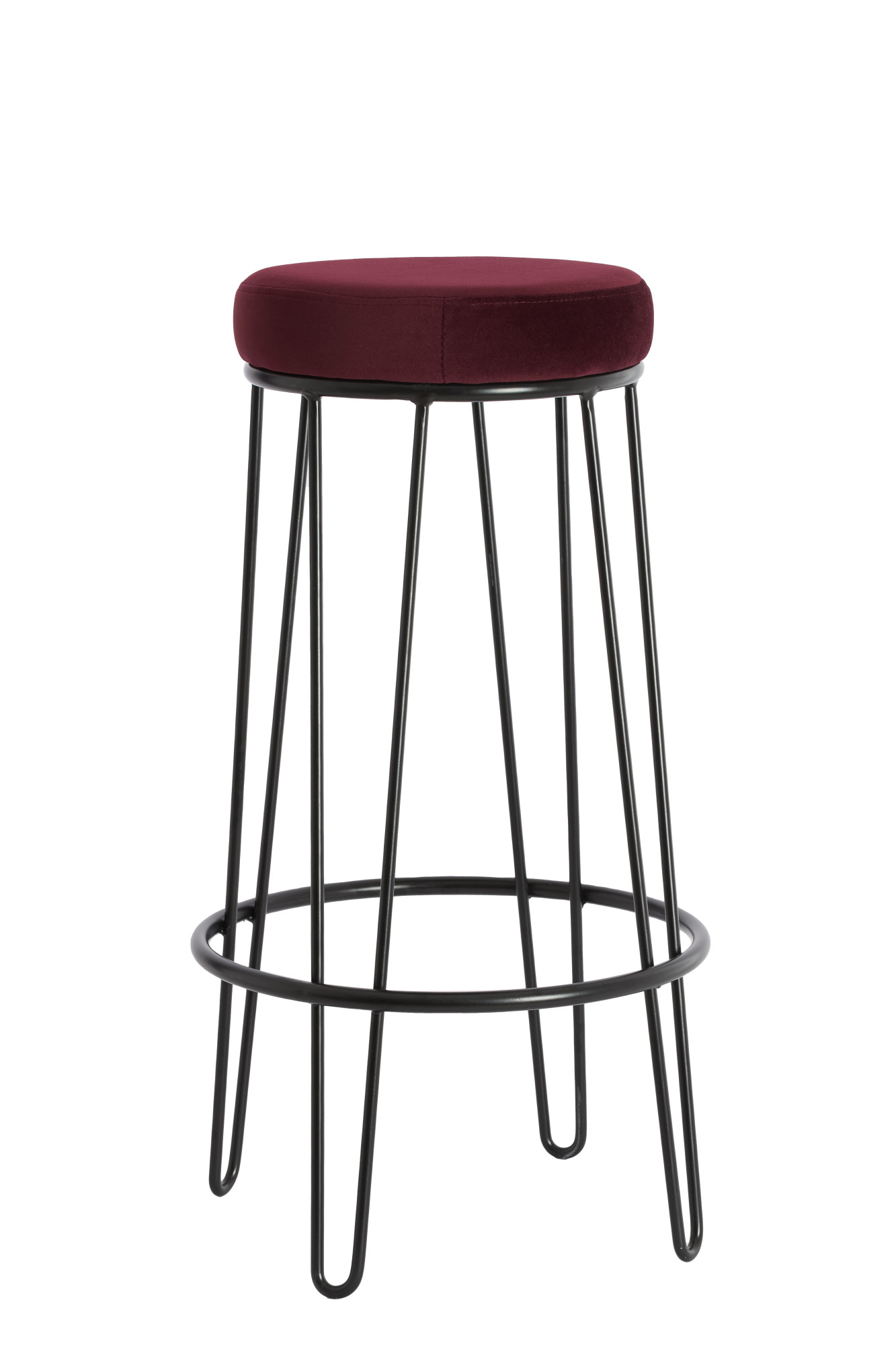 Light & Living - Barkruk ALICE - Ø41x73 cm - Rood - Set van 2