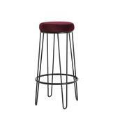 Light & Living - Barkruk ALICE - Ø41x73 cm - Rood - Set van 2