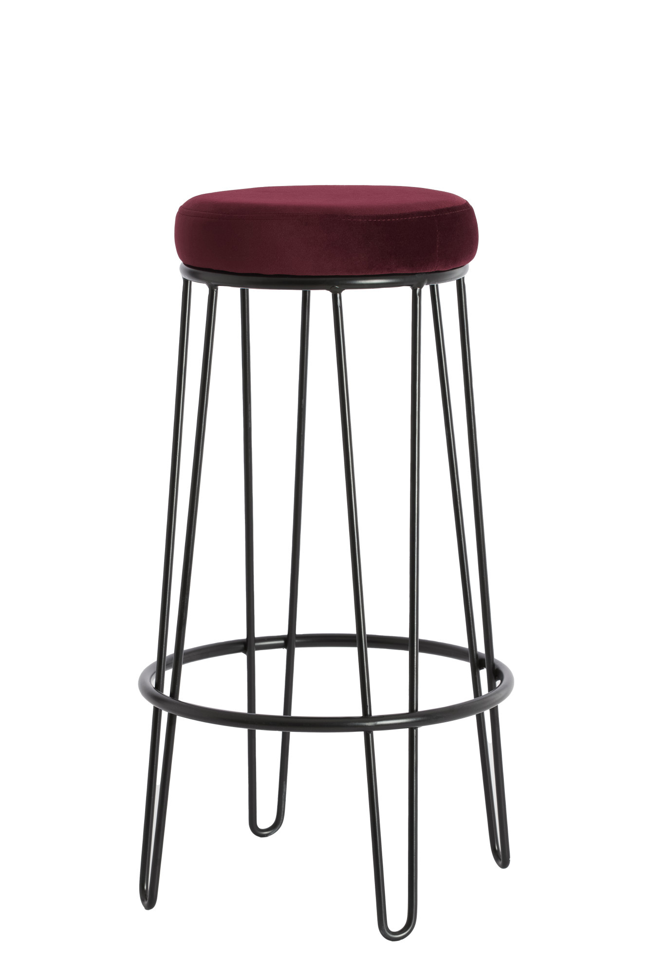 Light & Living - Barkruk ALICE - Ø41x73 cm - Rood - Set van 2