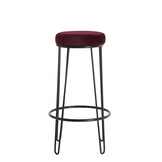 Light & Living - Barkruk ALICE - Ø41x73 cm - Rood - Set van 2