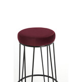 Light & Living - Barkruk ALICE - Ø41x73 cm - Rood - Set van 2