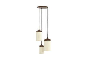 Light & Living - Hanglamp DANIALO - Ø35x32 cm - Bruin